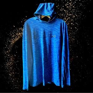 Men’s Under Armour Long Sleeve Hooded T-shirt - XL, Read Description (Damaged)
